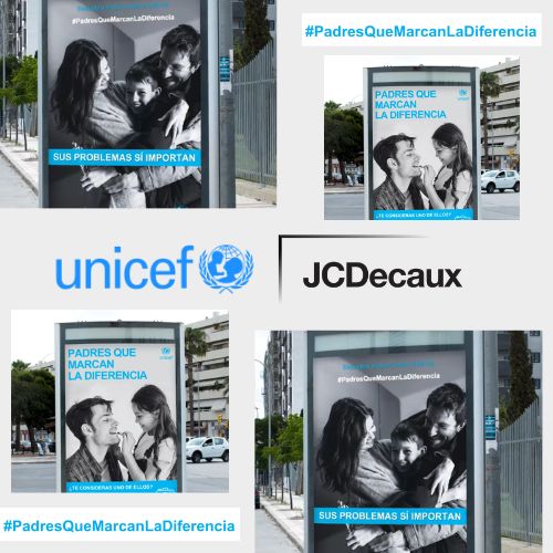 premio de jcdcaux nuevos talentos sobre publicidad exterior en unicef